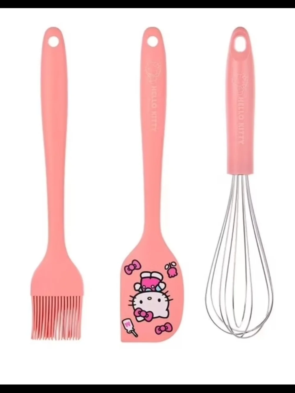 Hello Kitty Pink Baking Utensil Set - 3 Pieces